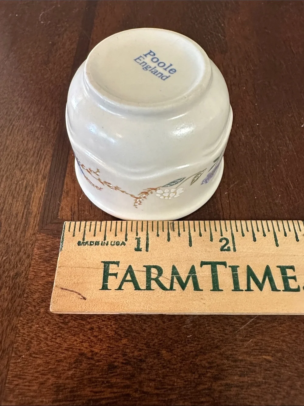 Vintage Poole Pottery Springtime Egg Cup Single Made in England Floral